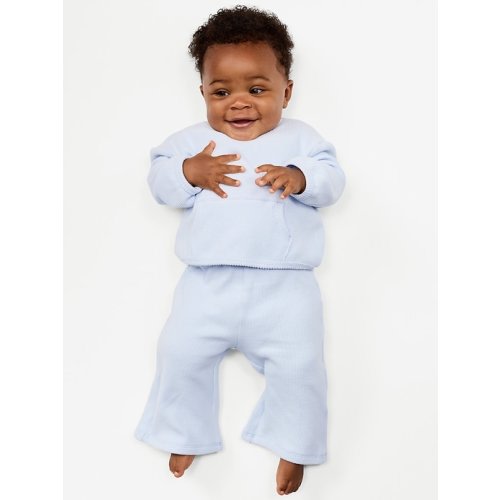 Waffle-Knit Wide Leg Pants for Baby