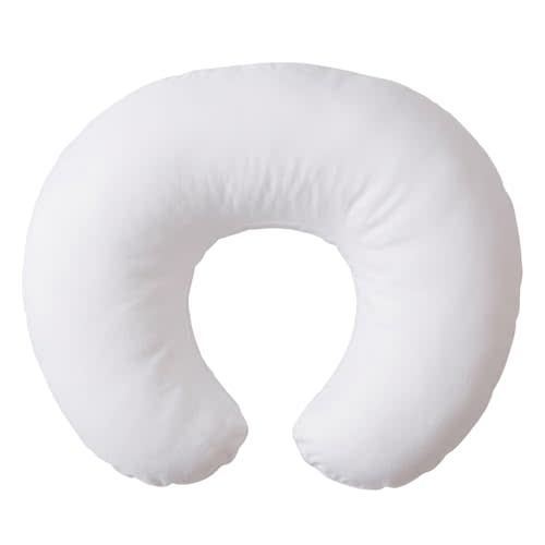 Nursing Pillow, Breastfeeding Pillows with Removable Cover for Mom with Breathable Filling, Ergonomic Baby Feeding Essentials for Bottle and Breastfeeding (Naked Pillow-New)