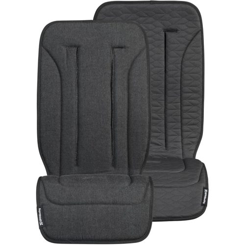 UPPAbaby Reversible Seat Liner/Water-Resistant and Comfortable/Easy Stroller Attachment/Reed (Charcoal Denim/Cozy Knit)