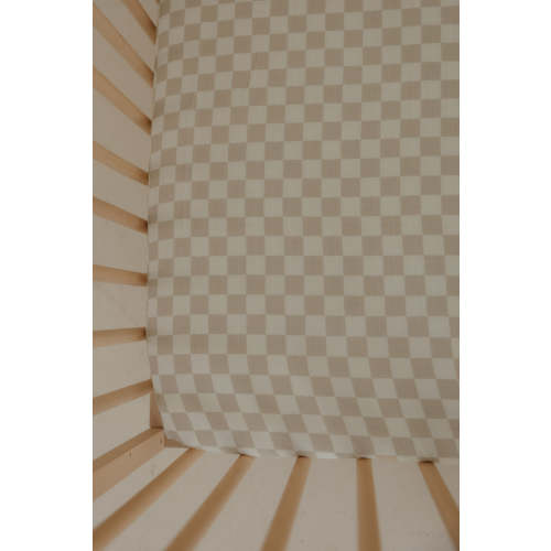 Muslin Crib Sheet | Checkerboard