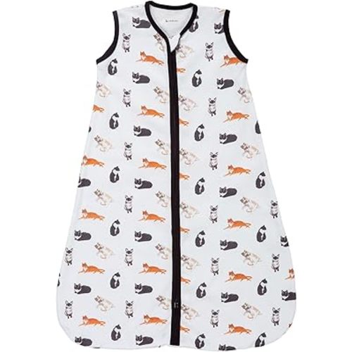 LollyBanks Baby Sleep Sack, 100% Cotton Wearable Blanket 2-Way Zipper Sleep Sacks