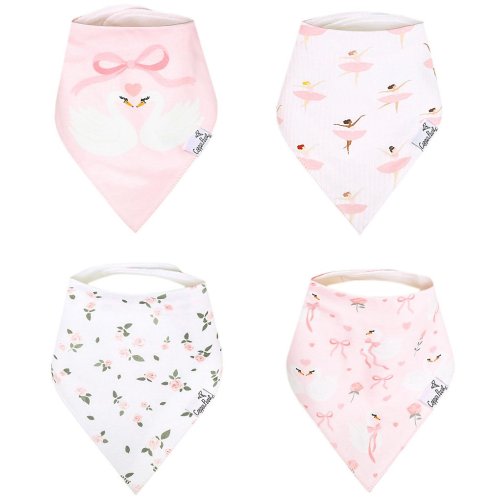 Copper Pearl Baby Girls Katerina Bib 4-Piece Set