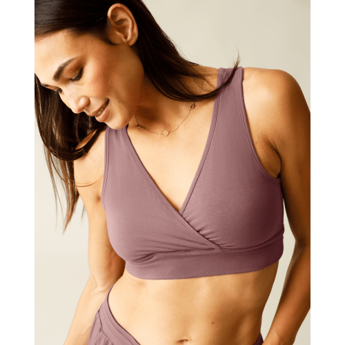 French Terry Racerback Nursing & Sleep Bra | Twilight - Kindred Bravely