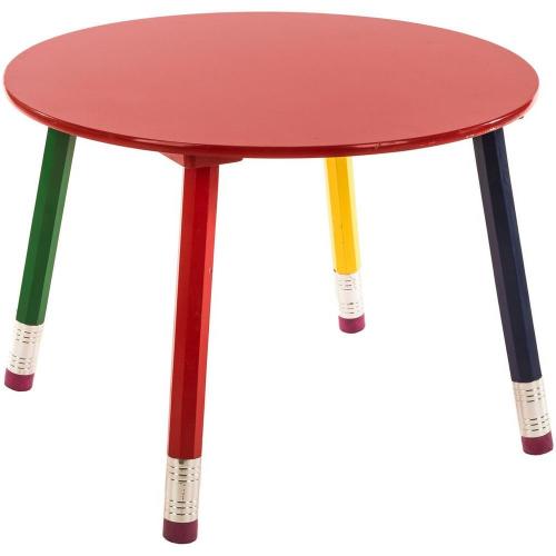 Round Child's Pencil Table
