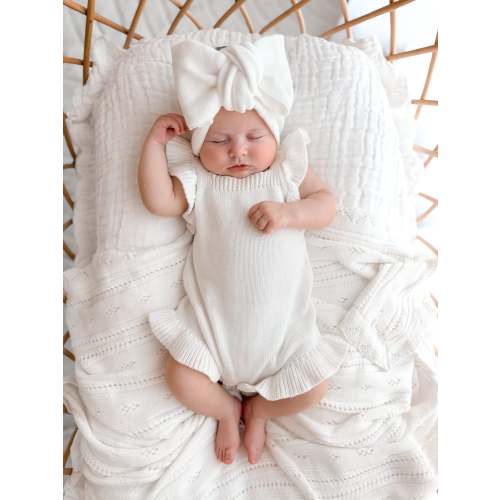 Frills Knit Romper