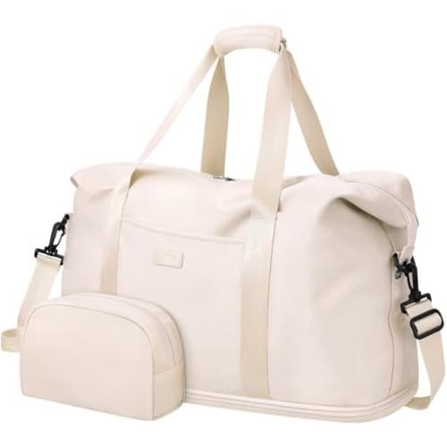 Expandable Travel Duffle Bags Weekender Overnight Bags for Women Men Hospital Bag for Women Labor Delivery with Toiletry Bag Waterproof