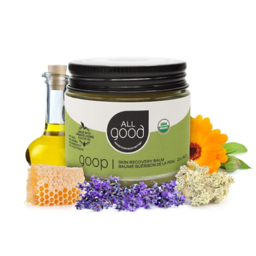 All Good Goop Organic Skin Care Recovery Balm - All Purpose Ointment w/Calendula, Lavender, Beeswax - Chafing Cream, Dry Skin Salve, Cracking Lip Moisturizer - Soothes, Hydrates & Calms - 2oz