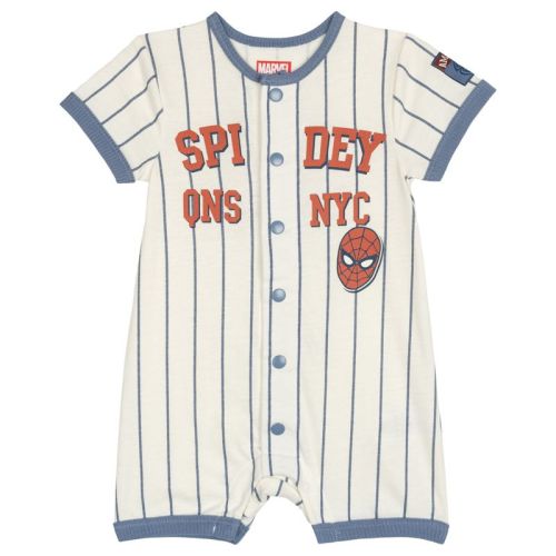 Marvel Spider-Man Baby Boys' Athletic Graphic Jersey Coverall Outfit Spider Man Blue 3-6 Months