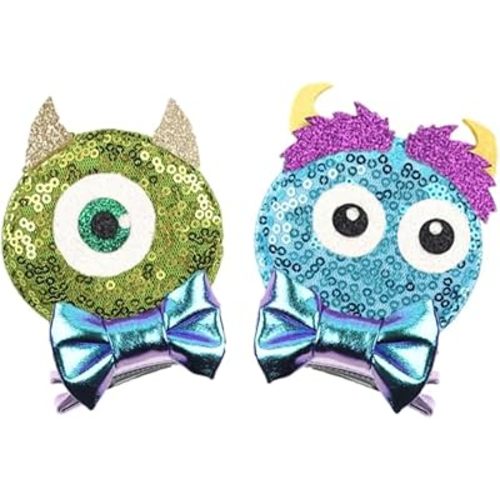 CLGIFT Minnie Baby Toddler Headband - Ears and Monsters Inc Hair Clip
