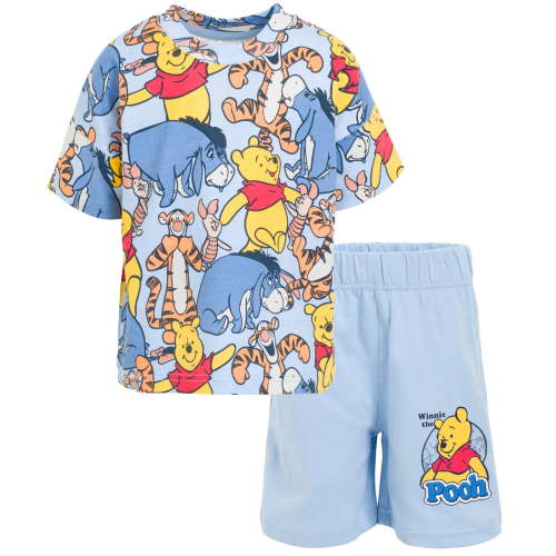 Disney Winnie the Pooh Eeyore Tigger Infant Baby Boys T-Shirt and Shorts Outfit Set Infant to Little Kid
