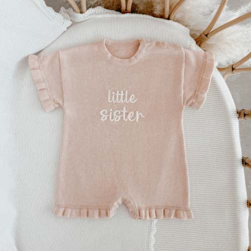 'Little Sister' Playsuit - Pink Lemonade