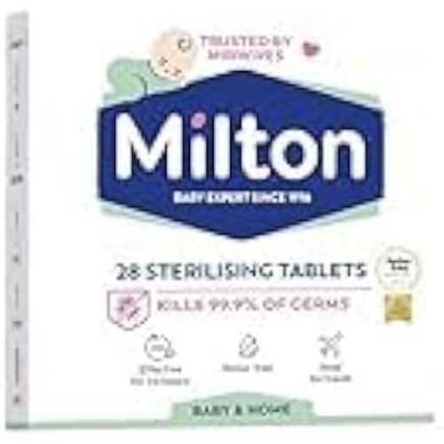 2 x 28 Tablets Milton Sterilising Baby Bottles Teats Spoons Soothers Pacifier