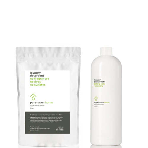 master blaster stain remover and deodorizer + laundry detergent