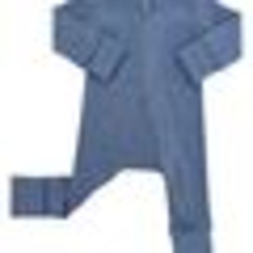 Blue Speckle / 2-Way Zip Romper