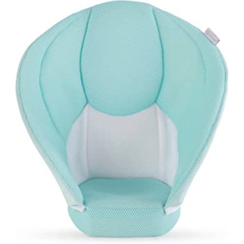 Contours Cozy Infant Sink Bather – Soft Baby Bath Seat for Newborns 0-6 Months, Plush 3D Mesh Cushion, Quick-Dry, Supportive Baby Bathtub for Sink – Mint Blue