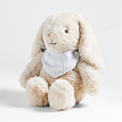 Crate Cuddlies Small Cream Bunny Kids Stuffed Animal + Reviews | Crate & Kids