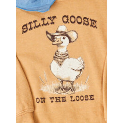 Silly Goose on the Loose Sweatshirt in Brown | Tullabee