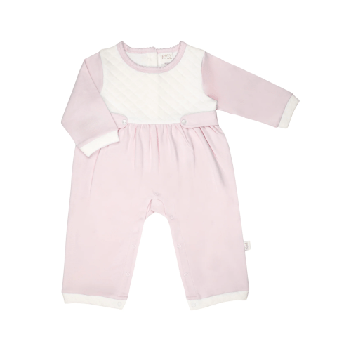 Paty, Inc. Jacquard Romper Pink - Spoiled Sweet Boutique - Spoiled Sweet Boutique