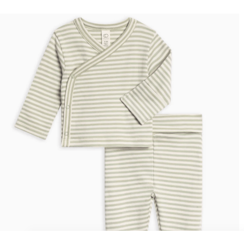 Riley 2 Piece Kimono Wrap Top and Pant Set