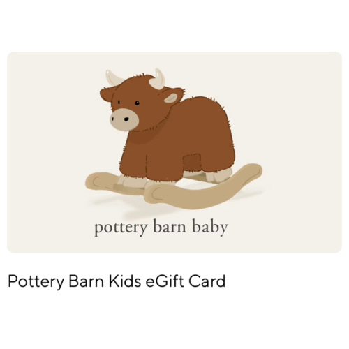 E Gift Card | Pottery Barn Kids