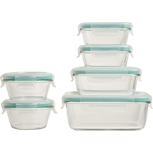 OXO Good Grips Smart Seal Airtight Container 12 Piece Glass Container Set