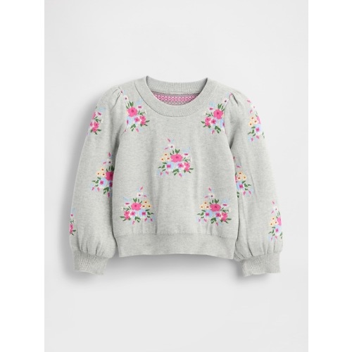 Baby & Toddler Puff-Sleeve Sweater