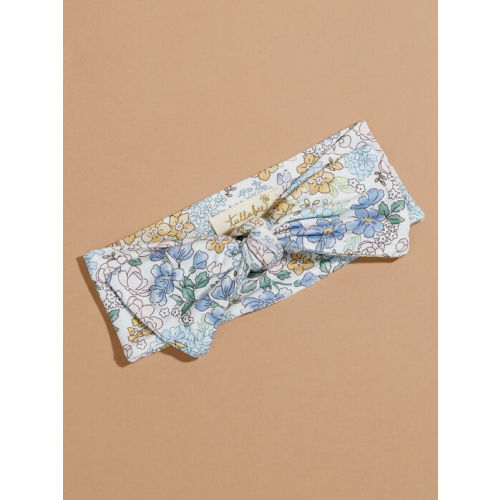 Edith Floral Headband in Blue | Tullabee