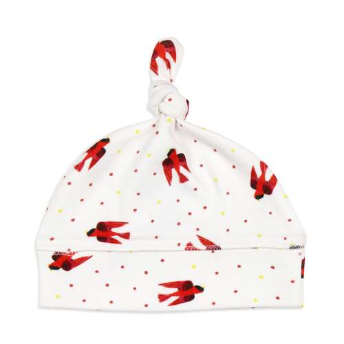 Red Bird | Organic Knotted Hat – L'ovedbaby