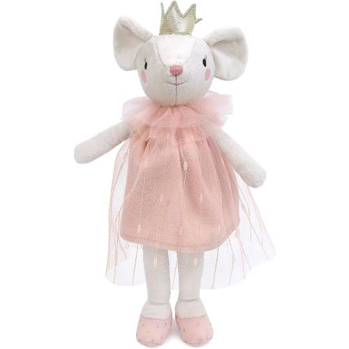 MON AMI Phoebe Mouse Plush Stuffed Animal | 12-Inch Soft & Cuddly Plush Toy | Elegant Mouse Companion for All Ages | Perfect for Playtime, Nursery Décor & Gifting