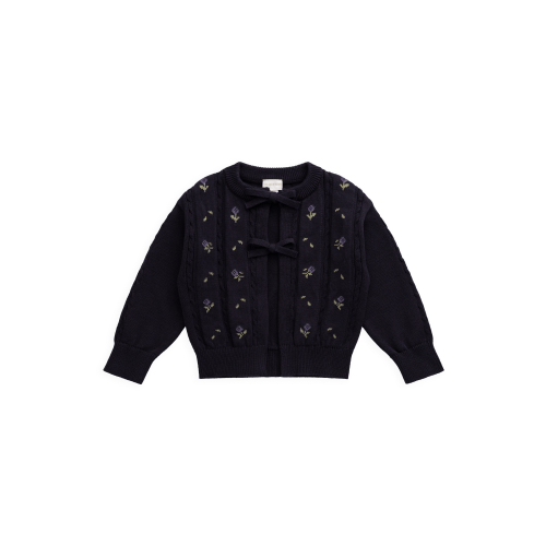 Annabella Knitted Cardigan - Annabella Jacquard Deep Well – Jamie Kay USA