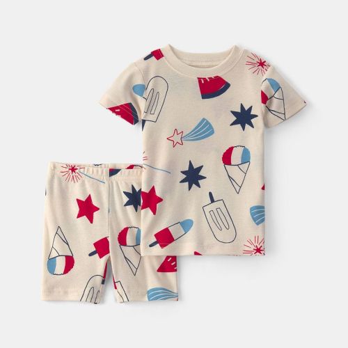 Baby Boy Carter’s Fourth of July 2-Piece Pajama Top & Pajama Bottoms Set
