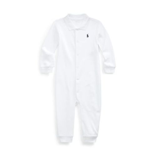 Baby Boys Long Sleeve Solid Coverall