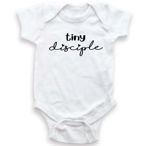 Tiny Disciple - Baby Bodysuit - Unisex Clothing - Baby Boy - Baby Girl - Religious Christian Bodysuit