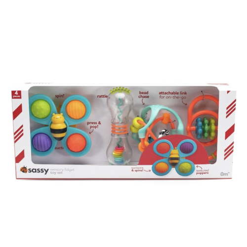 Sassy Toys Sensory Fidget Set - 4pc