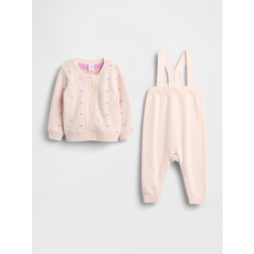 Baby Cardigan Sweater Outfit Set