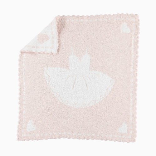 CozyChic Scalloped Receiving Blanket - Pink/White/Tutu
