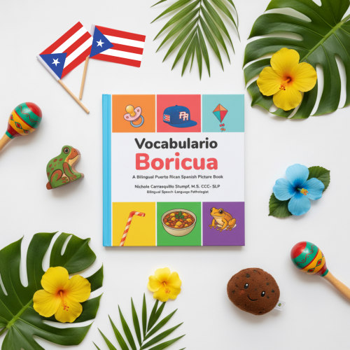 PRE-ORDER Vocabulario Boricua Bilingual Board Book