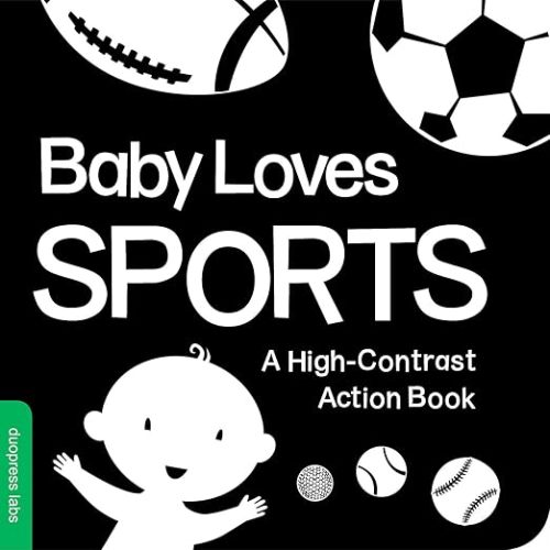 High Contrast Baby Book Set: 4 Board Books for Newborns