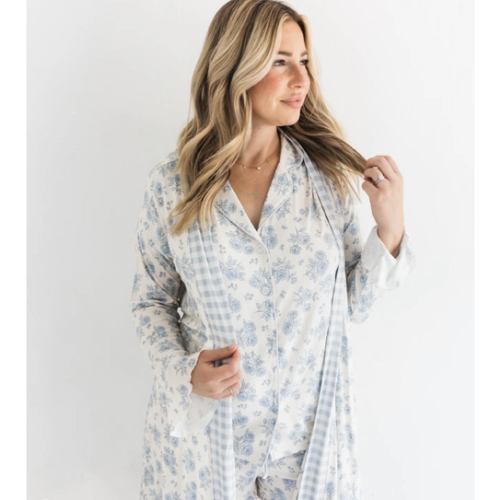 Blue Rose Garden Women's Robe – In My Jammers