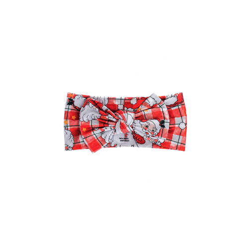 Christmas Knit Bow Headwrap | Cozy Claus