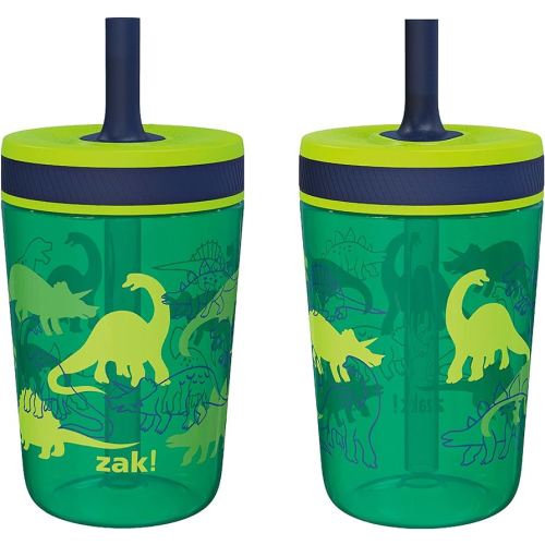 Amazon.com : Zak Designs Kelso 15 oz Tumbler Set, (Shells) Leak-Proof Screw-On Lid with Straw Made of Durable Plastic and Silicone, Perfect Cup Bundle for Kids (2pc Set) : Baby