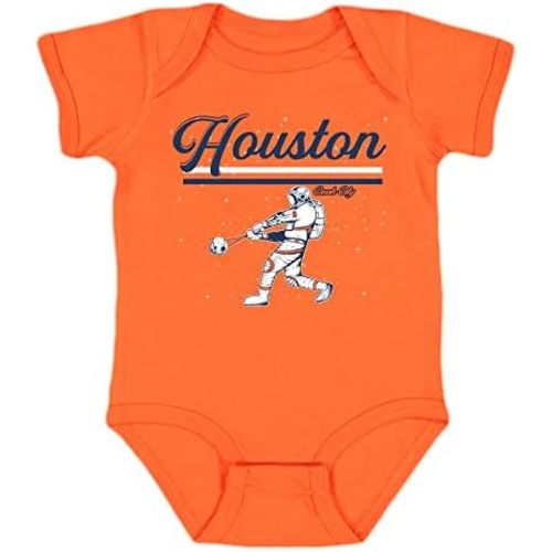 Crush City - Houston Space Astronaut Kid's Bodysuit for Baseball Fans