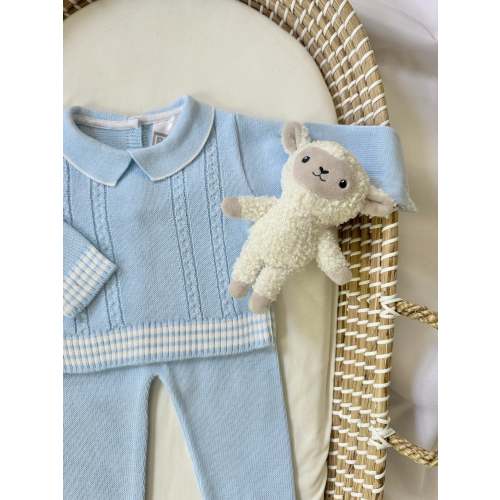 Mario Knitted Set - Blue – TheBabyHood