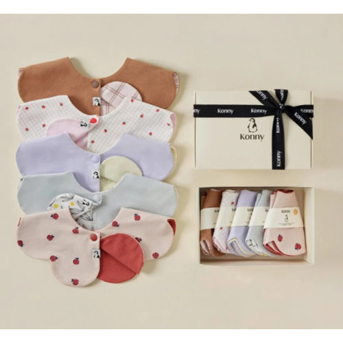 Konny Bib Reversible 5-Piece Gift Set