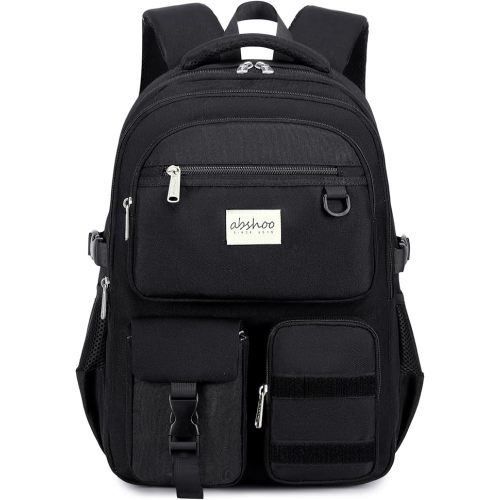 abshoo Large Heavy Duty Backpack For School College Bookbag Casual Multi Pocket Travel Backpacks