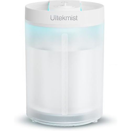 2-in-1 Cool Mist Humidifier for Bedroom, Large Room, Baby Nursery & Plants, 4L Top Fill with Oil Diffuser, Nightlight, 31H Runtime, Quiet 30db, Clear