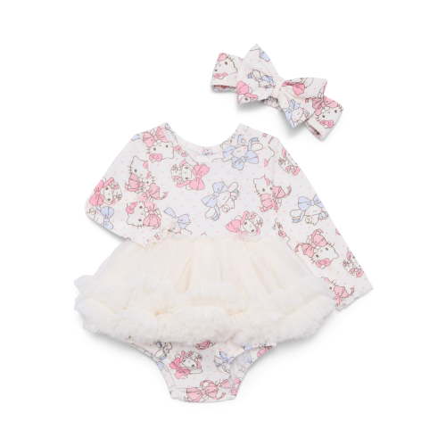 Hello Kitty and Friends Baby Girls Tutu Bodysuit and Matching Headband, 2 Piece, Sizes Newborn-24M
