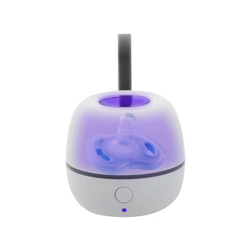 UV Pacifier Case On The Go Portable UV Pacifier Cleaner  Compact Design for Home and Travel, Easy to Keep Baby Items Clean