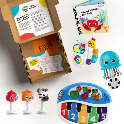 Baby Einstein Baby's First Music Teacher Developmental Toys Kit and Gift Set, Newborn and up