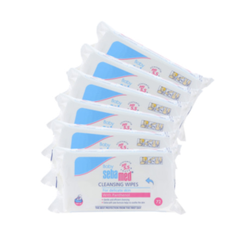 Baby Cleansing Wipes 6 Pack | Sebamed